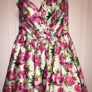 Floral Homecoming dress
